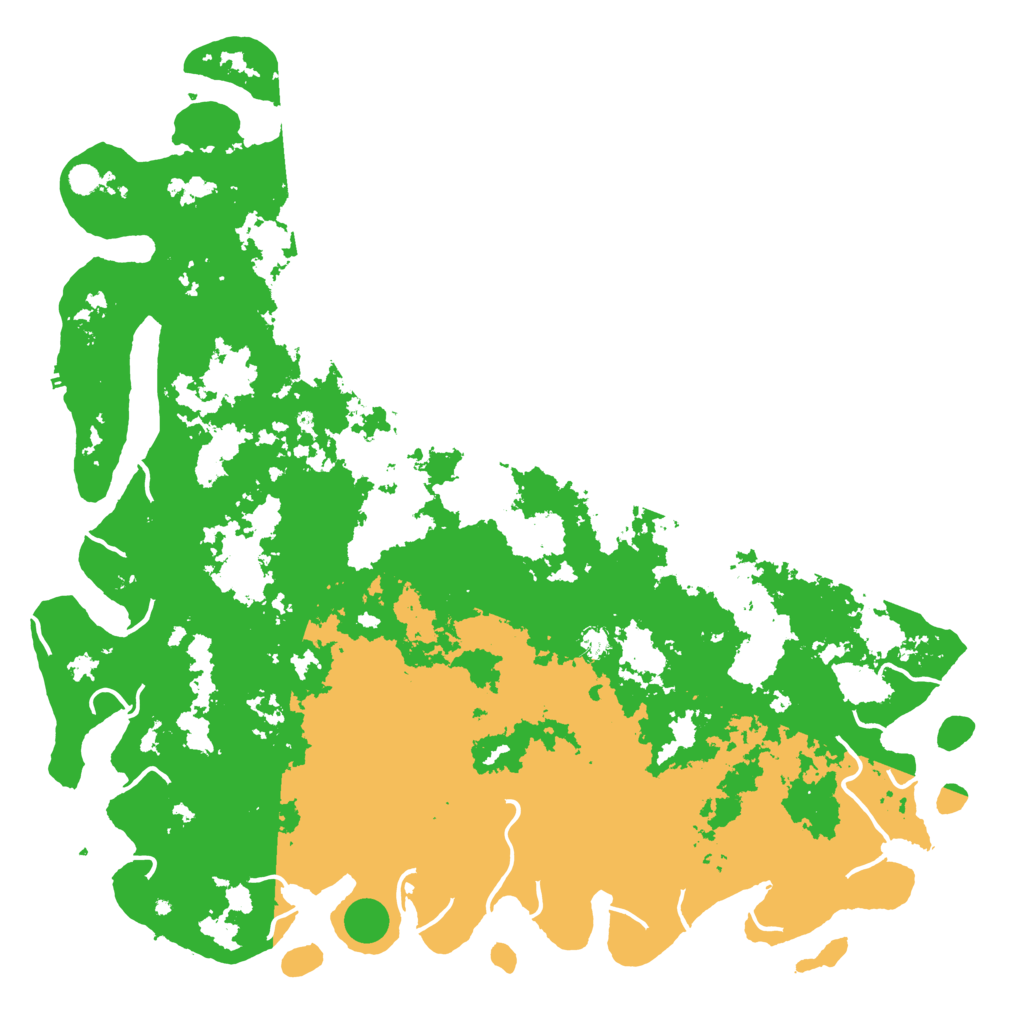 Biome Rust Map: Procedural Map, Size: 6000, Seed: 20030221