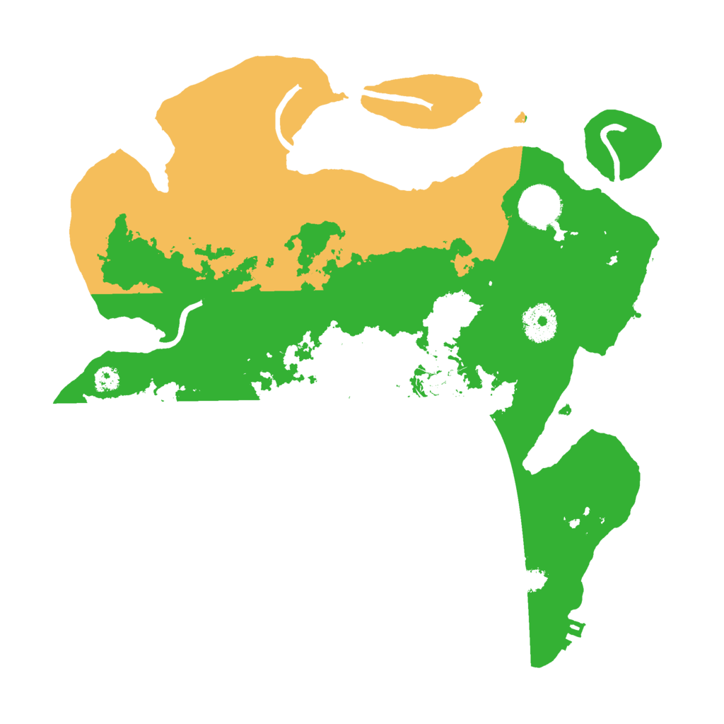 Biome Rust Map: Procedural Map, Size: 3000, Seed: 42635