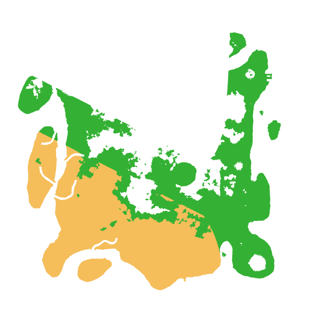 Biome Rust Map: Procedural Map, Size: 3500, Seed: 2356