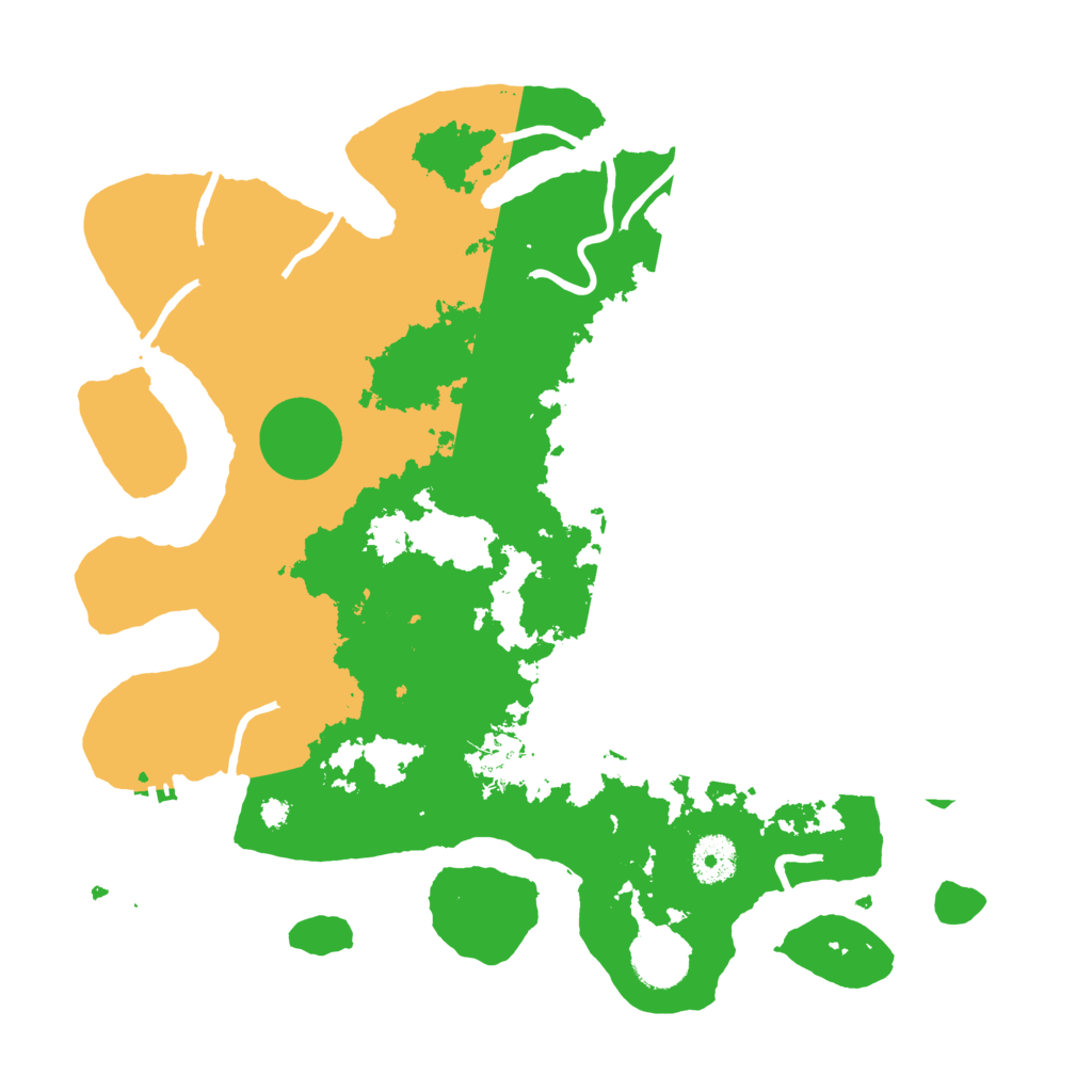 Biome Rust Map: Procedural Map, Size: 3500, Seed: 78956785