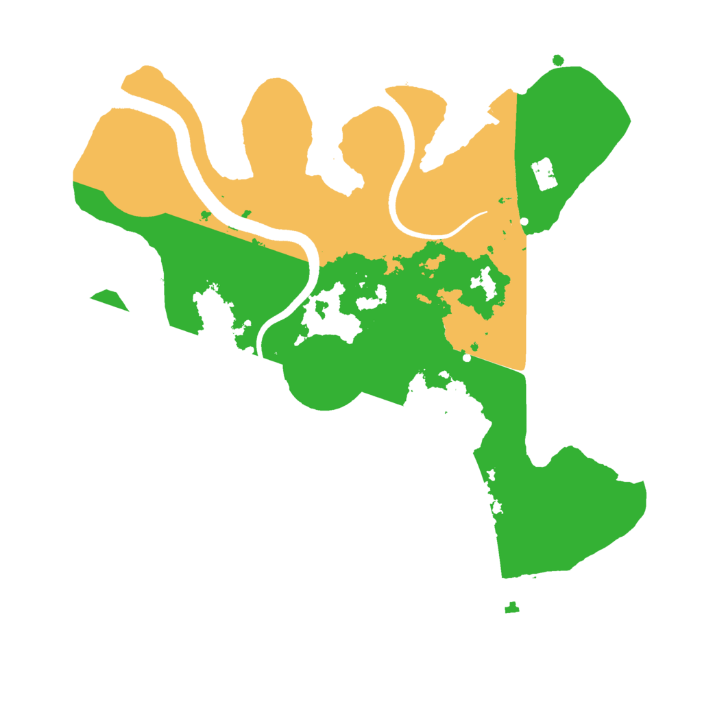 Biome Rust Map: Procedural Map, Size: 2500, Seed: 689777