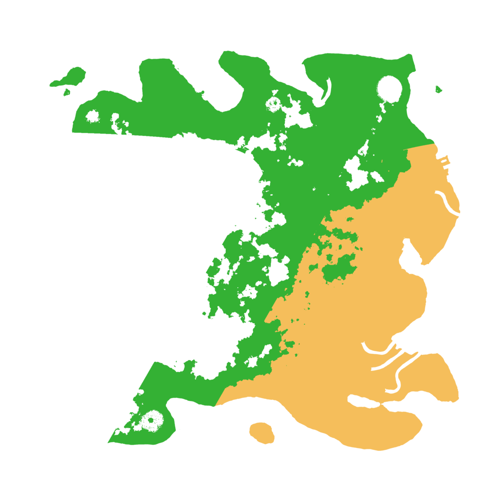 Biome Rust Map: Procedural Map, Size: 3500, Seed: 836516829