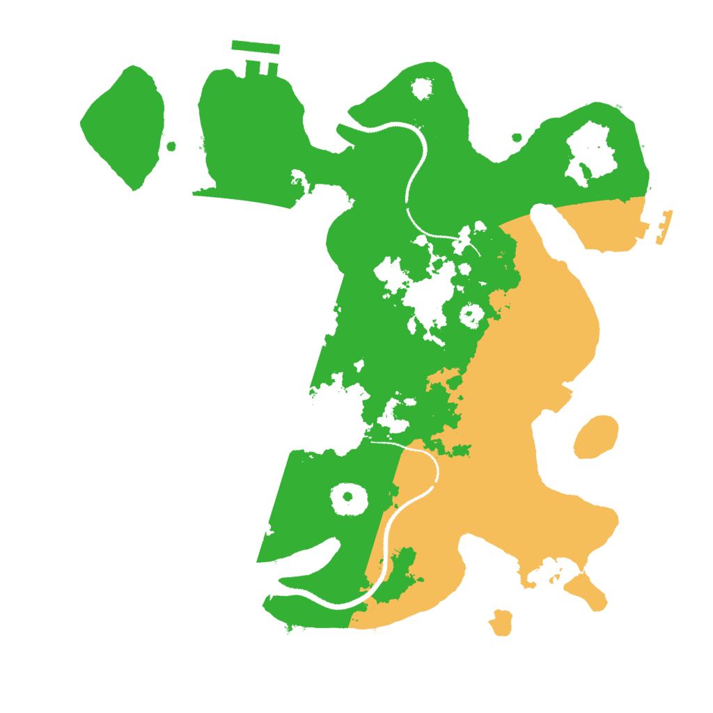 Biome Rust Map: Procedural Map, Size: 3000, Seed: 1465649280