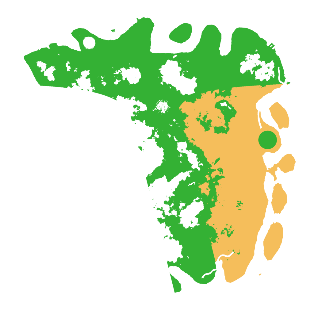 Biome Rust Map: Procedural Map, Size: 4500, Seed: 2324464