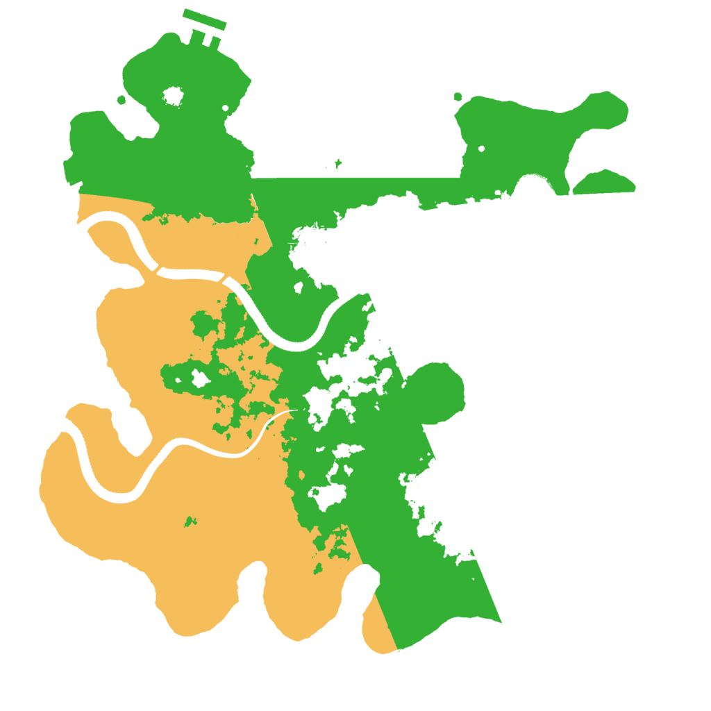 Biome Rust Map: Procedural Map, Size: 3250, Seed: 899494399