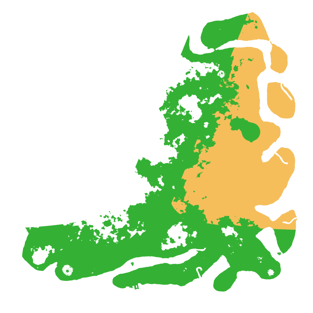 Biome Rust Map: Procedural Map, Size: 4500, Seed: 645785188