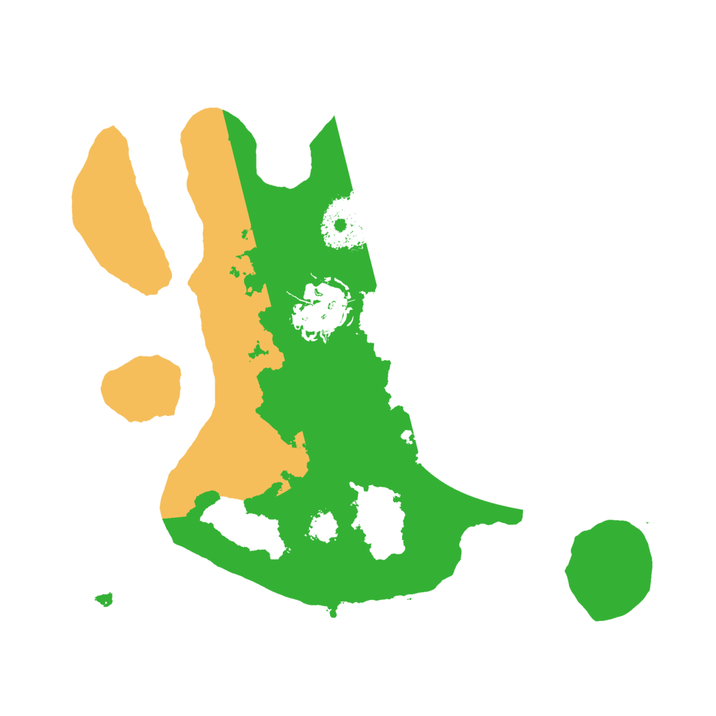 Biome Rust Map: Procedural Map, Size: 2200, Seed: 441407401