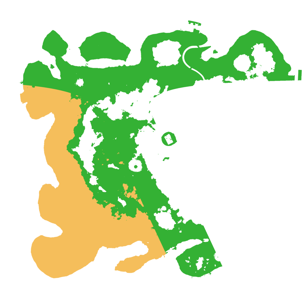 Biome Rust Map: Procedural Map, Size: 3500, Seed: 2054048378