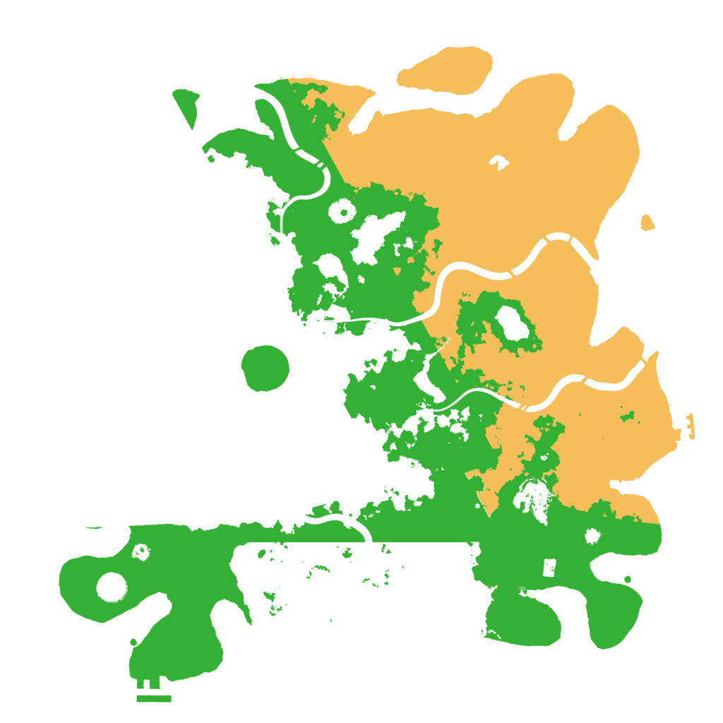 Biome Rust Map: Procedural Map, Size: 4250, Seed: 1408