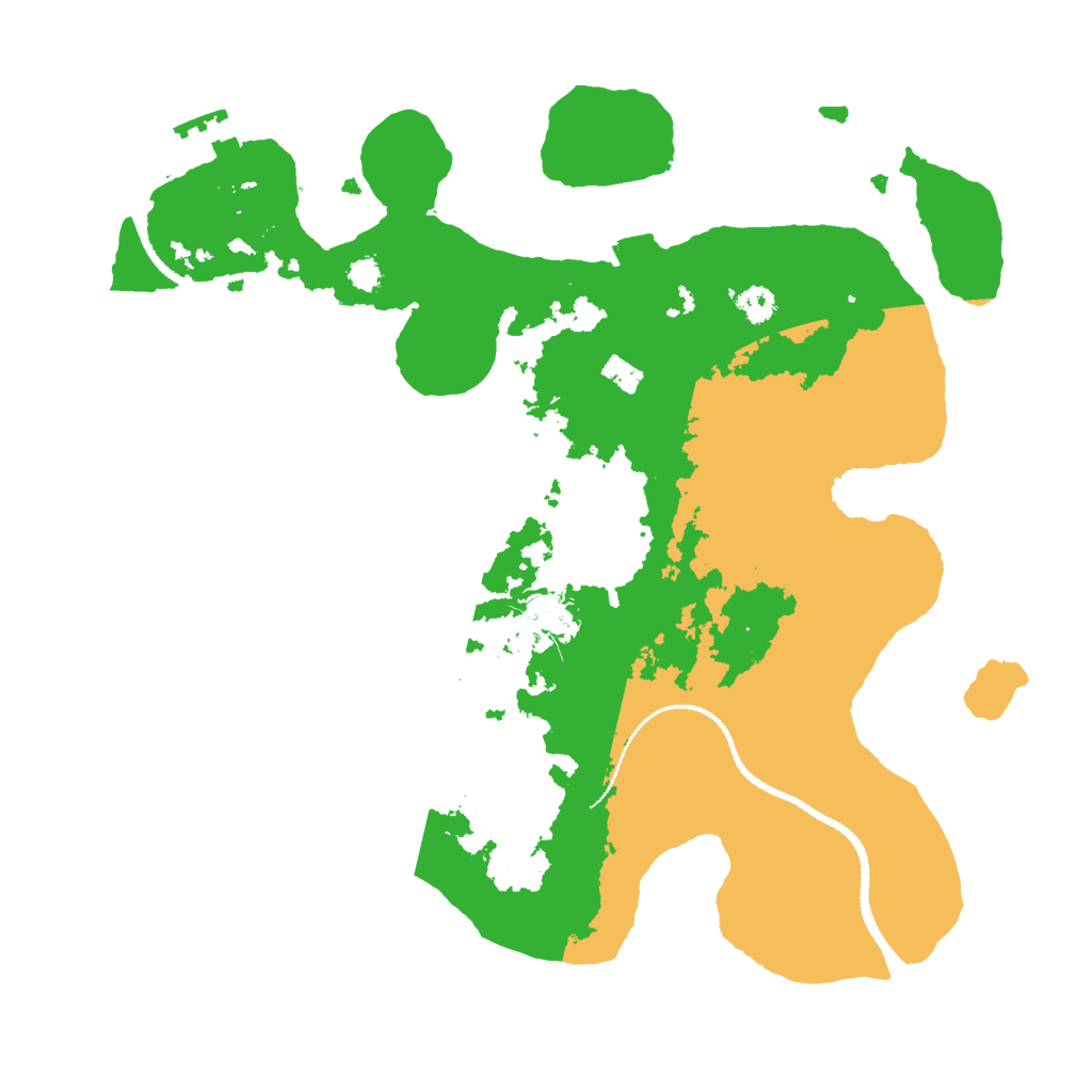 Biome Rust Map: Procedural Map, Size: 3000, Seed: 765307605