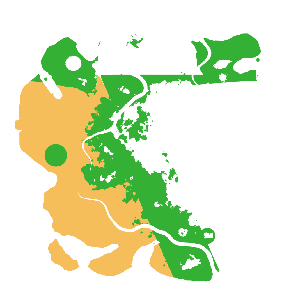 Biome Rust Map: Procedural Map, Size: 3500, Seed: 995510063
