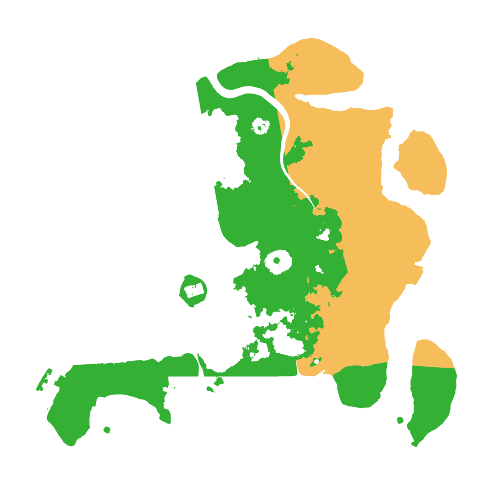 Biome Rust Map: Procedural Map, Size: 3000, Seed: 727227404