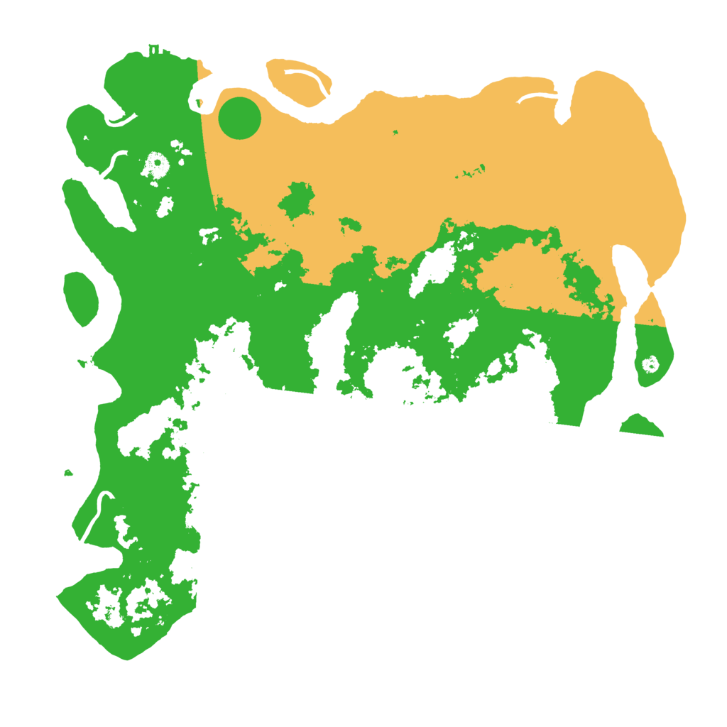 Biome Rust Map: Procedural Map, Size: 4500, Seed: 280233