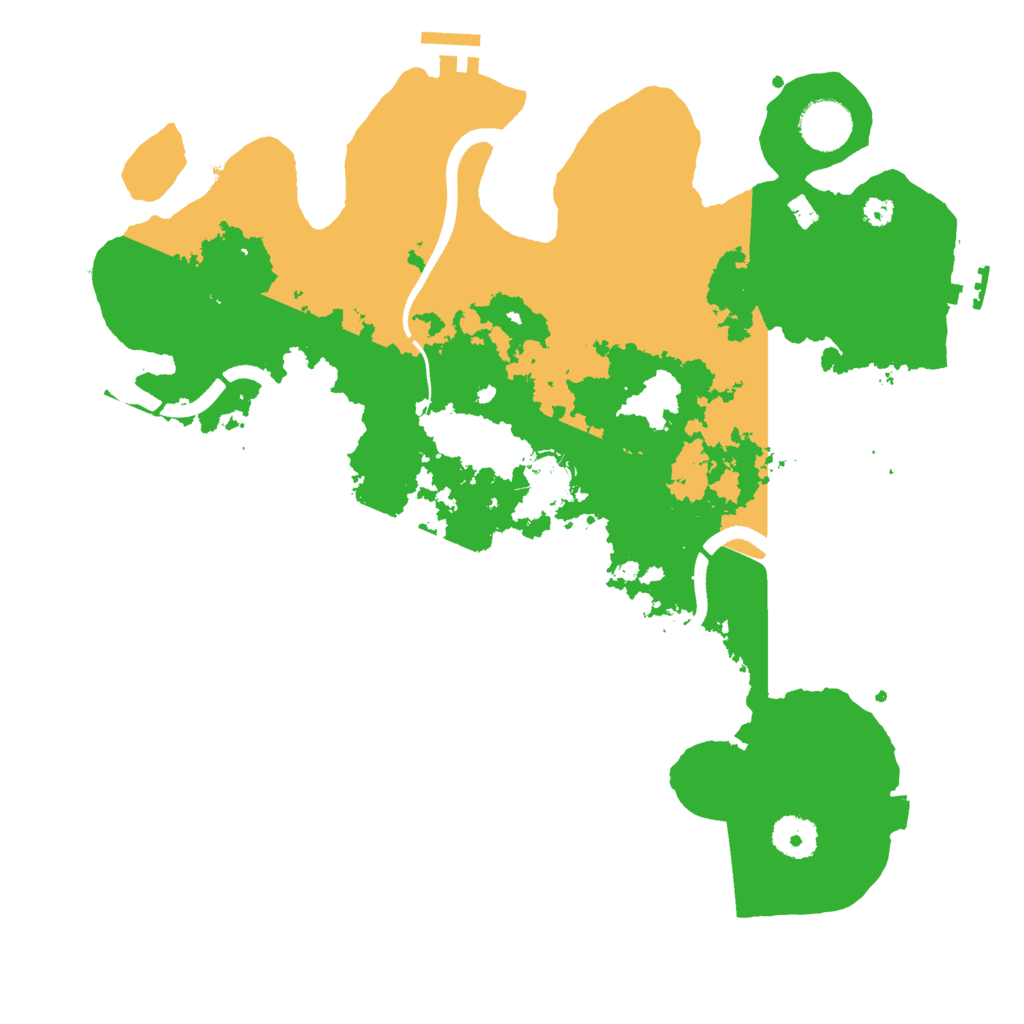 Biome Rust Map: Procedural Map, Size: 3500, Seed: 1783671363