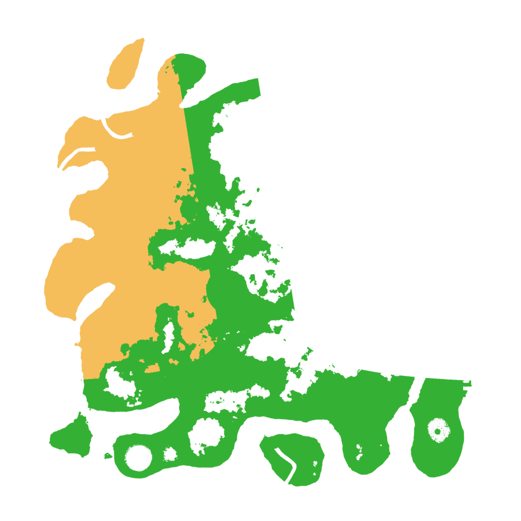 Biome Rust Map: Procedural Map, Size: 3500, Seed: 481580298