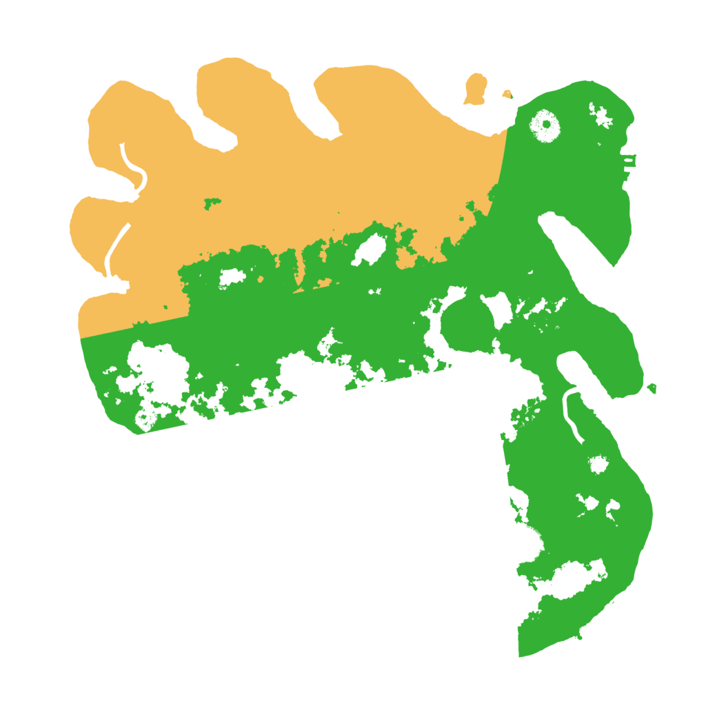 Biome Rust Map: Procedural Map, Size: 3500, Seed: 1532864