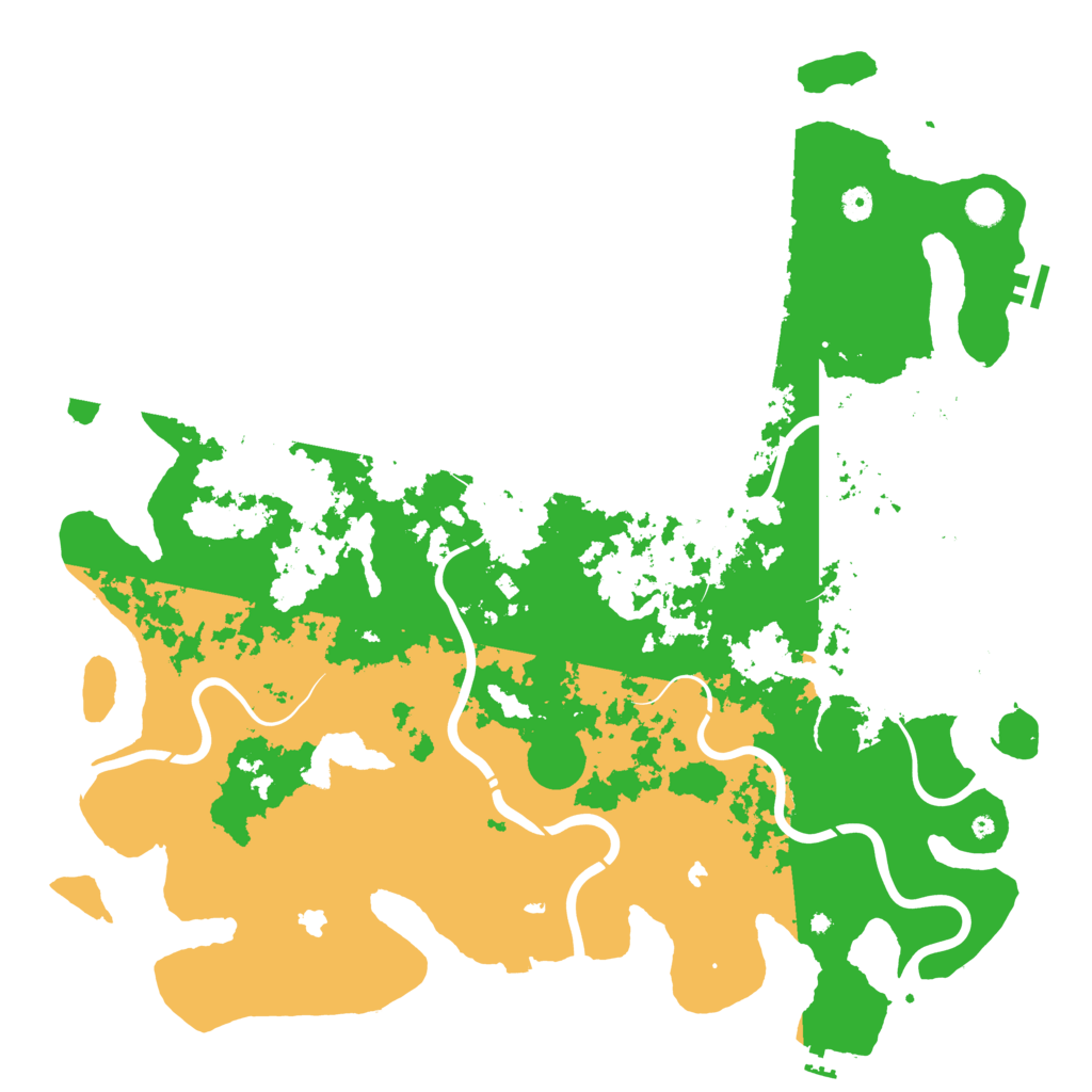Biome Rust Map: Procedural Map, Size: 5000, Seed: 1247742182