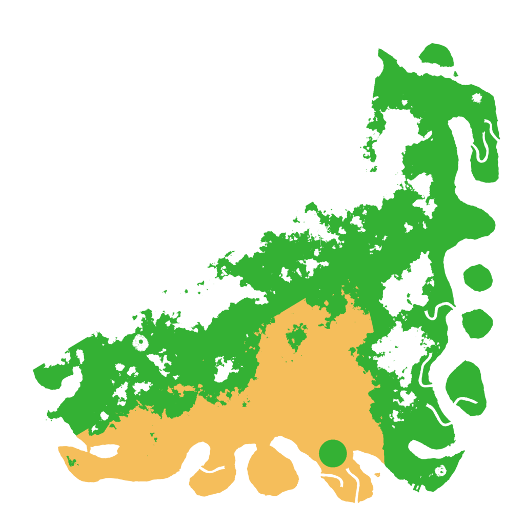 Biome Rust Map: Procedural Map, Size: 5000, Seed: 7789418