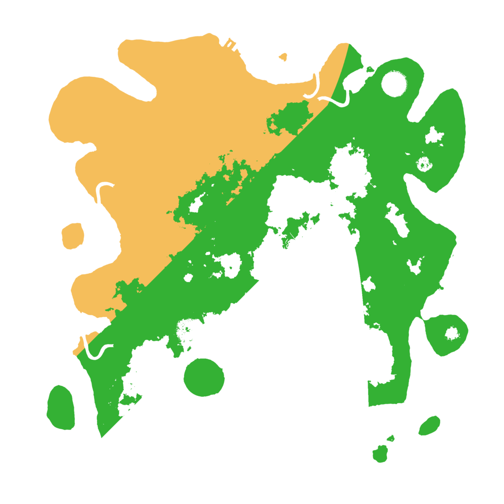 Biome Rust Map: Procedural Map, Size: 3500, Seed: 1844237276