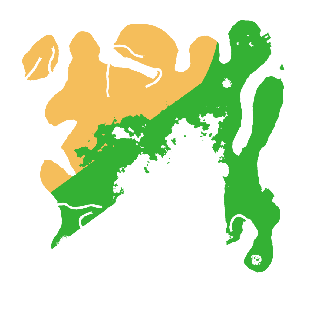 Biome Rust Map: Procedural Map, Size: 3000, Seed: 439107977