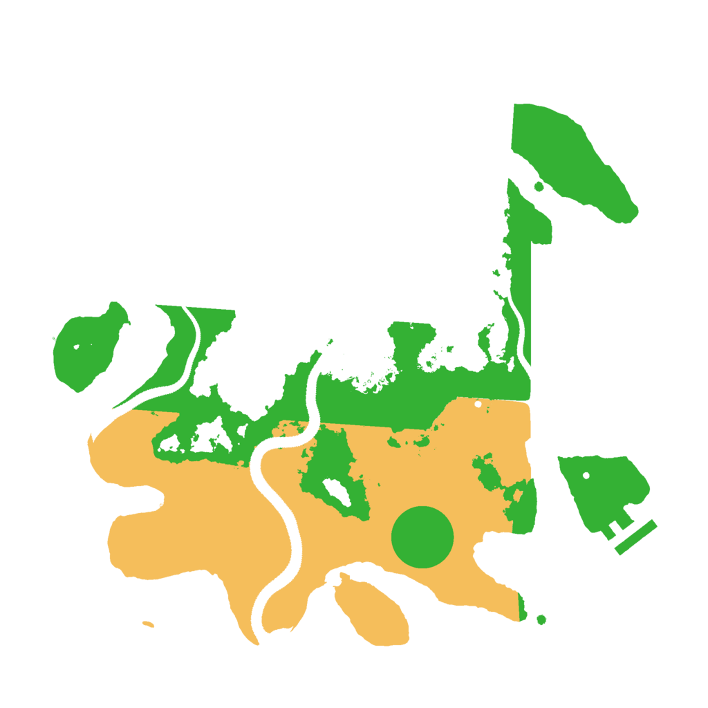 Biome Rust Map: Procedural Map, Size: 3000, Seed: 1169609984