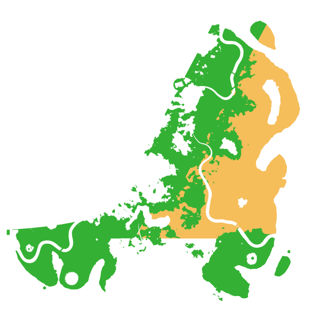 Biome Rust Map: Procedural Map, Size: 4250, Seed: 124578