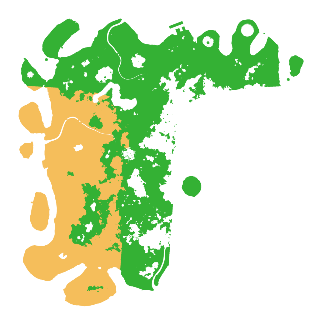 Biome Rust Map: Procedural Map, Size: 4500, Seed: 807172774
