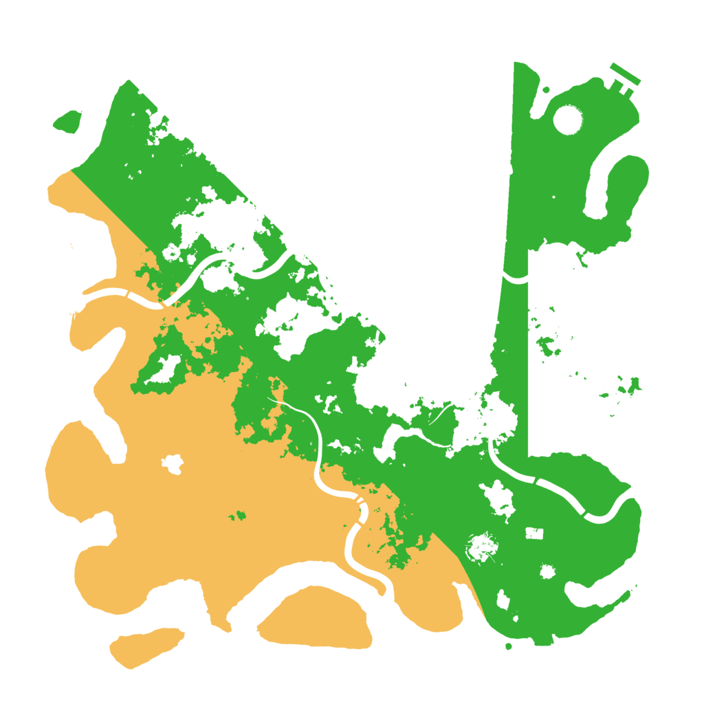 Biome Rust Map: Procedural Map, Size: 4250, Seed: 2021668905