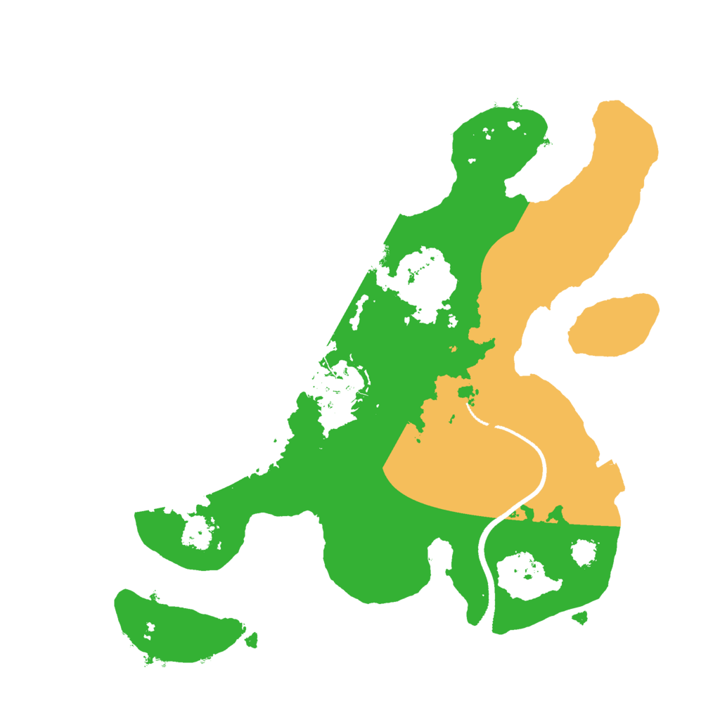 Biome Rust Map: Procedural Map, Size: 2500, Seed: 1984721141