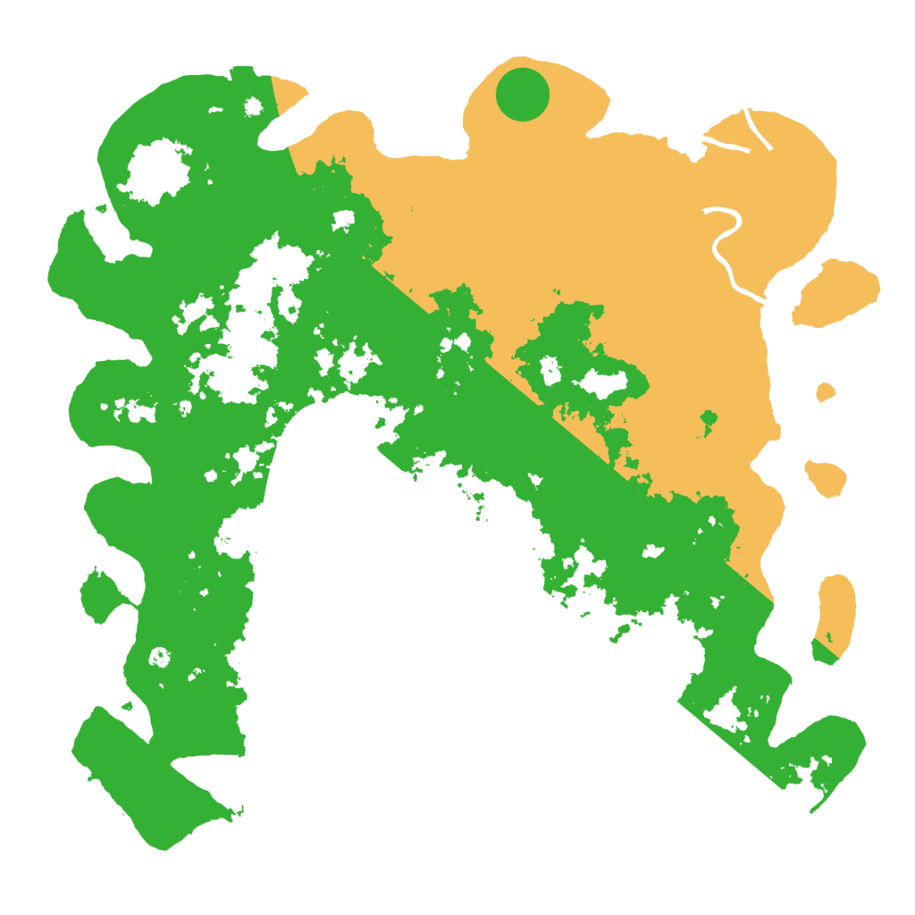 Biome Rust Map: Procedural Map, Size: 4500, Seed: 40623