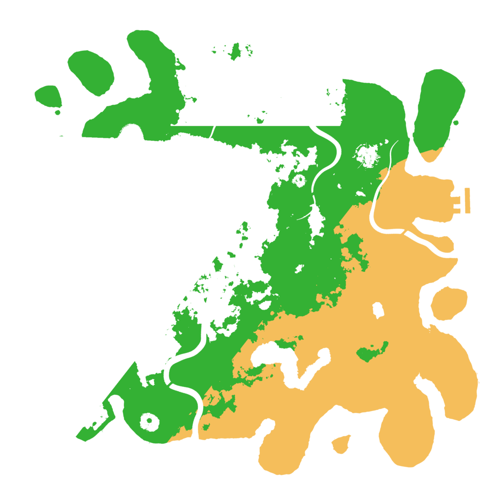 Biome Rust Map: Procedural Map, Size: 4000, Seed: 107386735