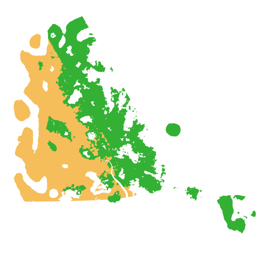 Biome Rust Map: Procedural Map, Size: 5500, Seed: 61730