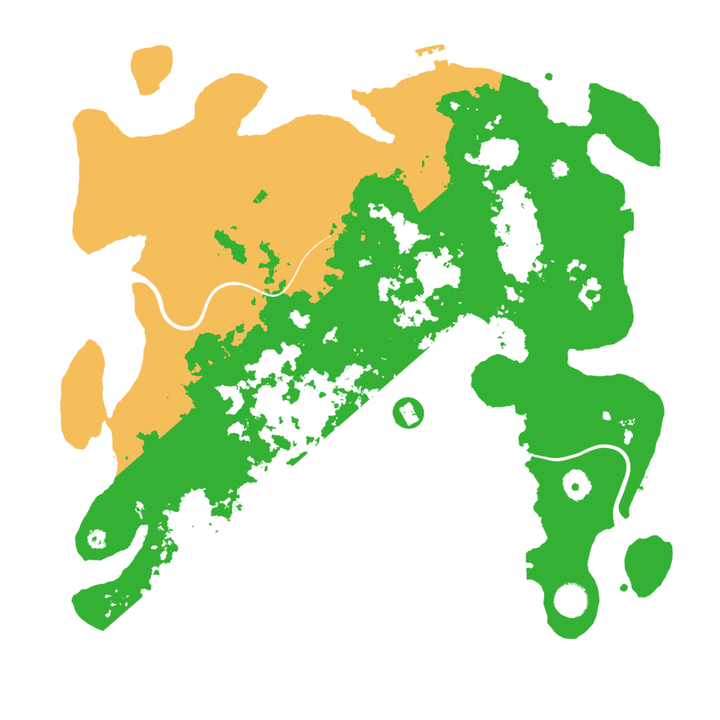 Biome Rust Map: Procedural Map, Size: 3750, Seed: 19572