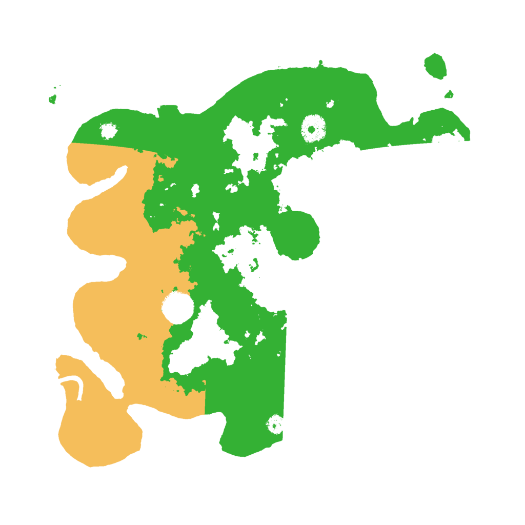 Biome Rust Map: Procedural Map, Size: 3000, Seed: 443808485