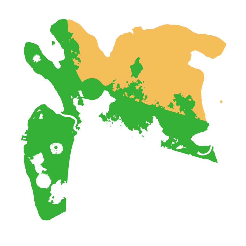 Biome Rust Map: Procedural Map, Size: 3000, Seed: 1354654833