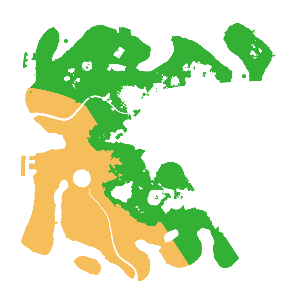 Biome Rust Map: Procedural Map, Size: 3000, Seed: 189403143