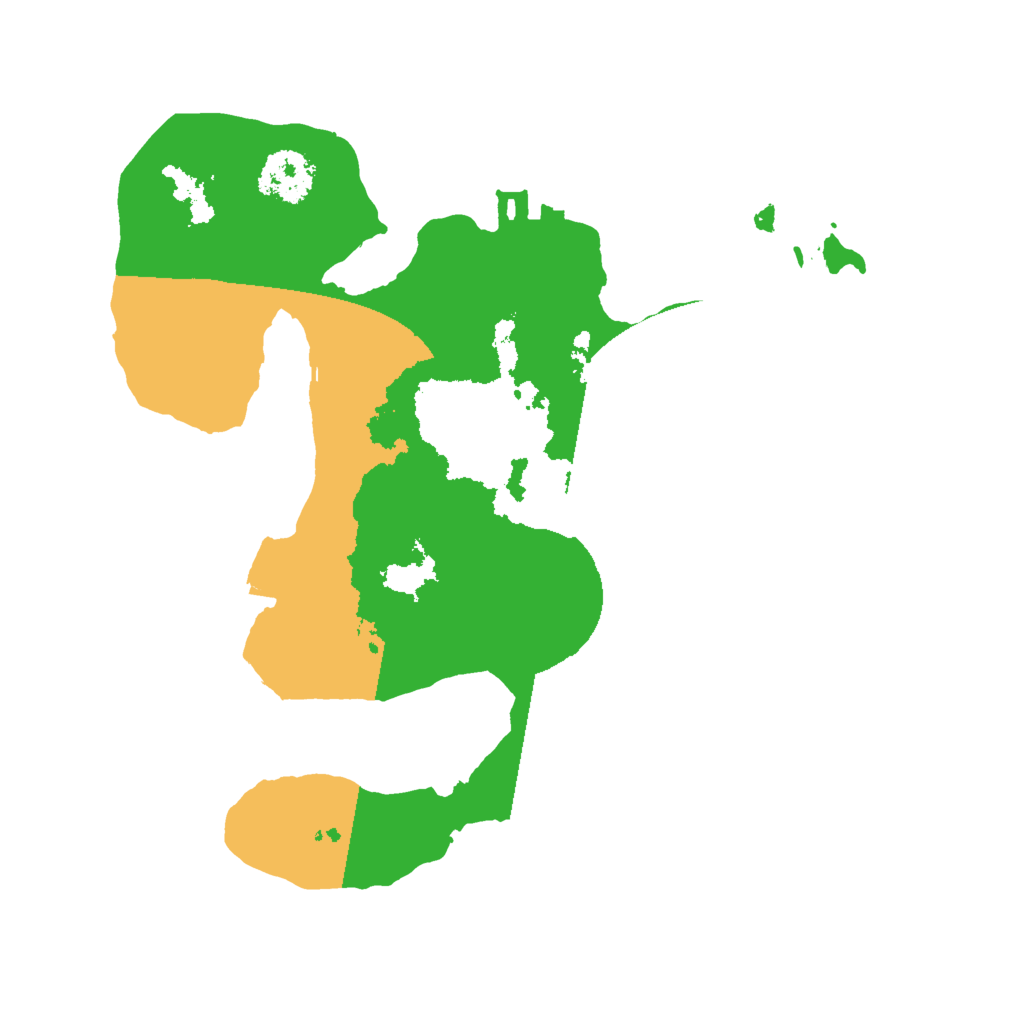 Biome Rust Map: Procedural Map, Size: 2000, Seed: 1982803247