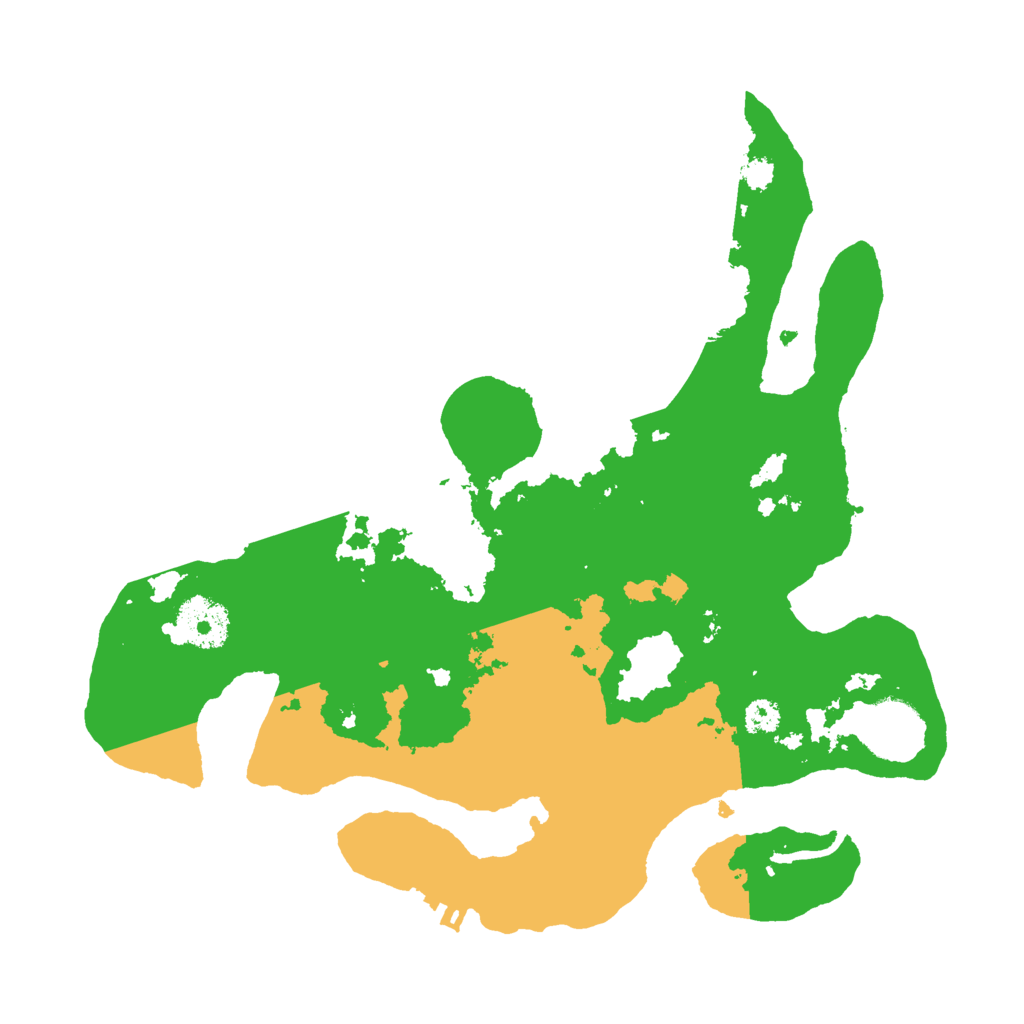 Biome Rust Map: Procedural Map, Size: 3000, Seed: 845267192