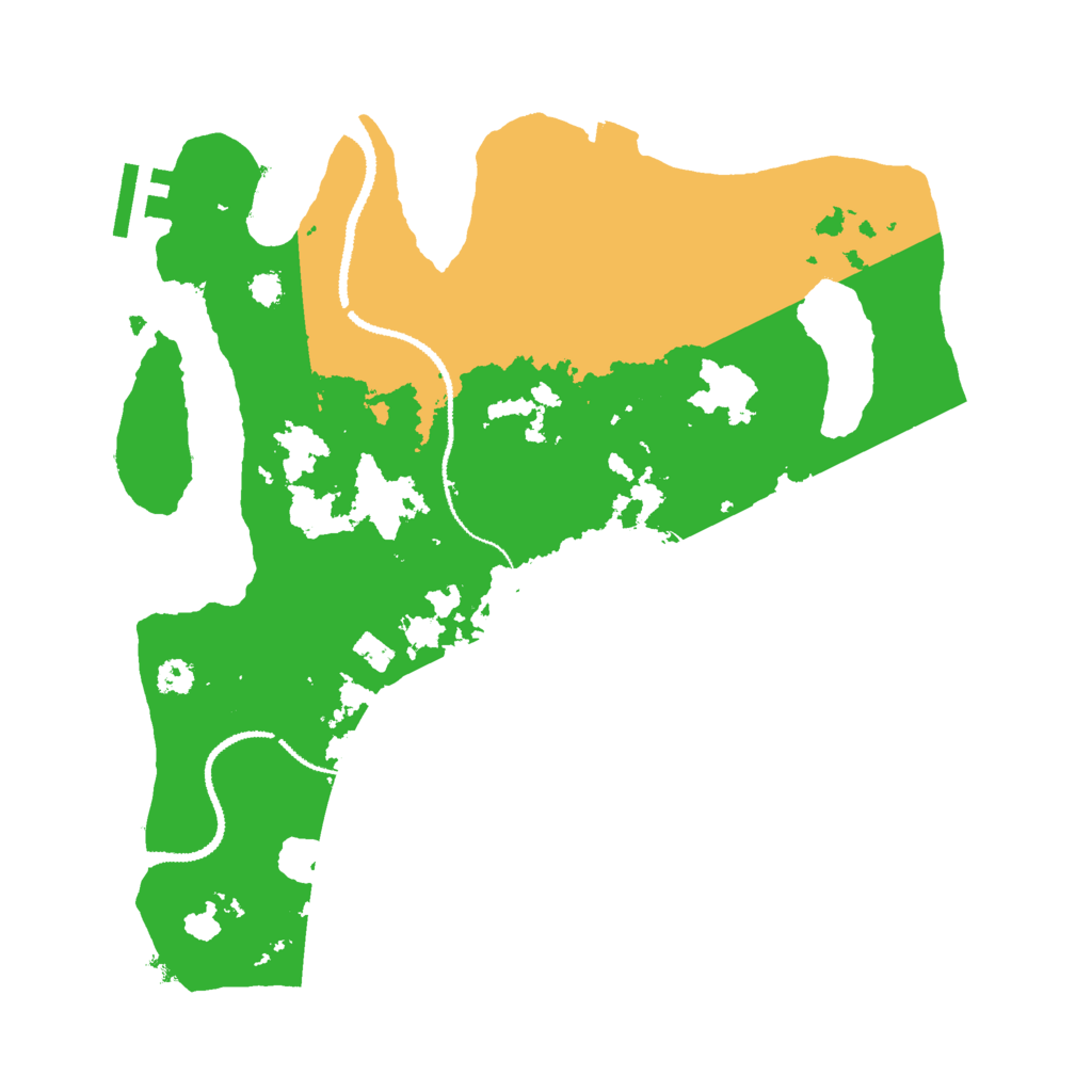 Biome Rust Map: Procedural Map, Size: 3000, Seed: 612755693