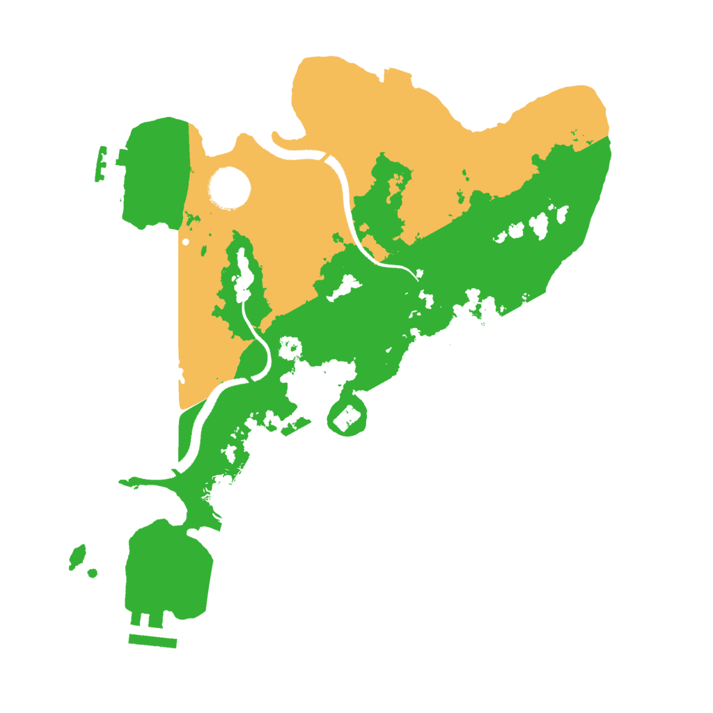 Biome Rust Map: Procedural Map, Size: 3000, Seed: 1110973234