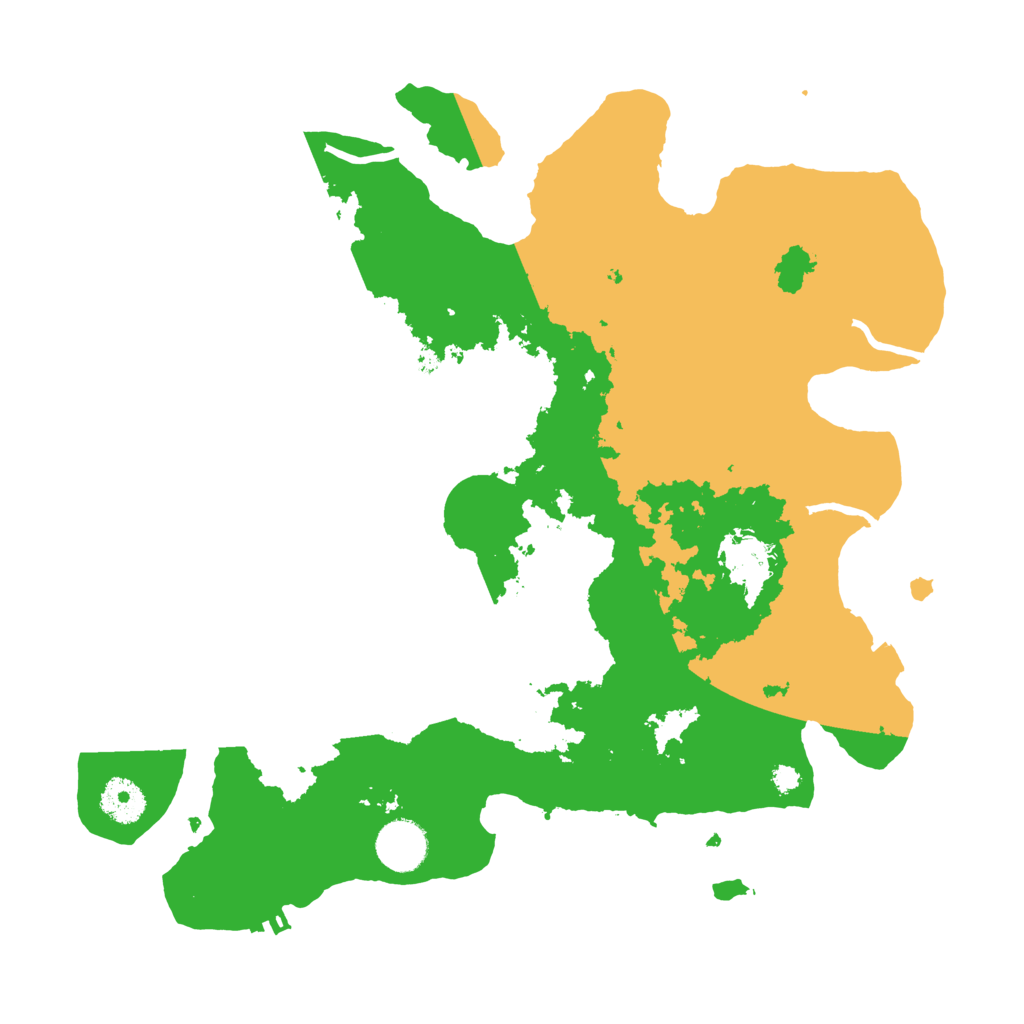 Biome Rust Map: Procedural Map, Size: 3500, Seed: 1666369458