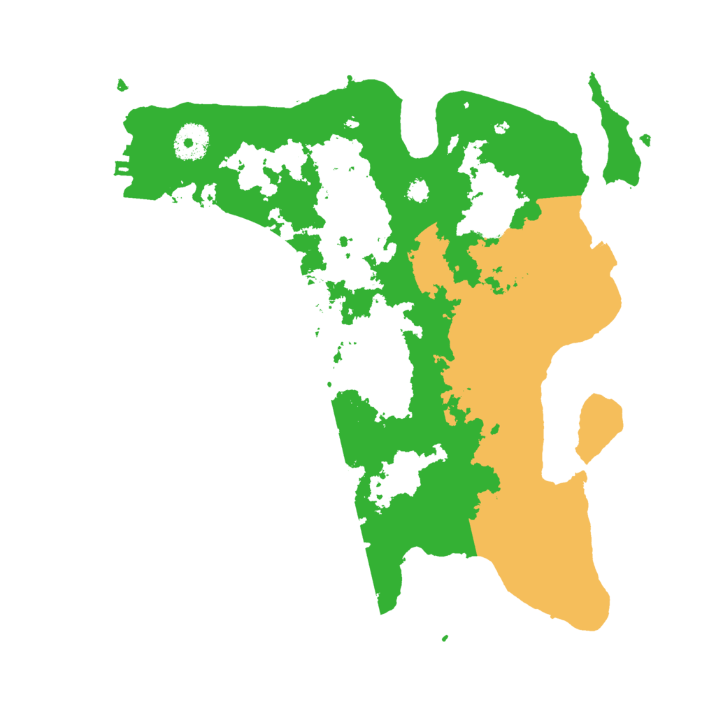 Biome Rust Map: Procedural Map, Size: 3000, Seed: 4584