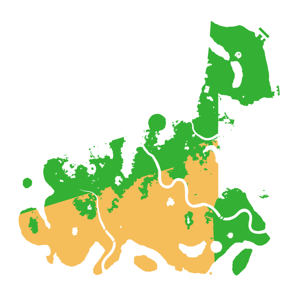 Biome Rust Map: Procedural Map, Size: 4500, Seed: 2409