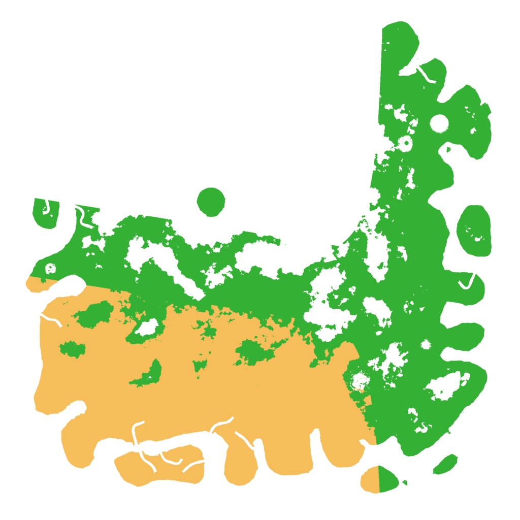Biome Rust Map: Procedural Map, Size: 5000, Seed: 11061974
