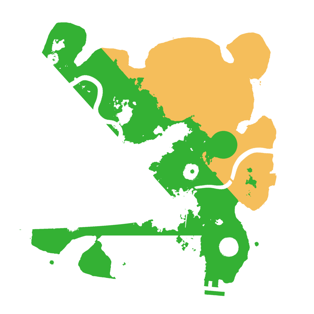 Biome Rust Map: Procedural Map, Size: 3000, Seed: 1612319553