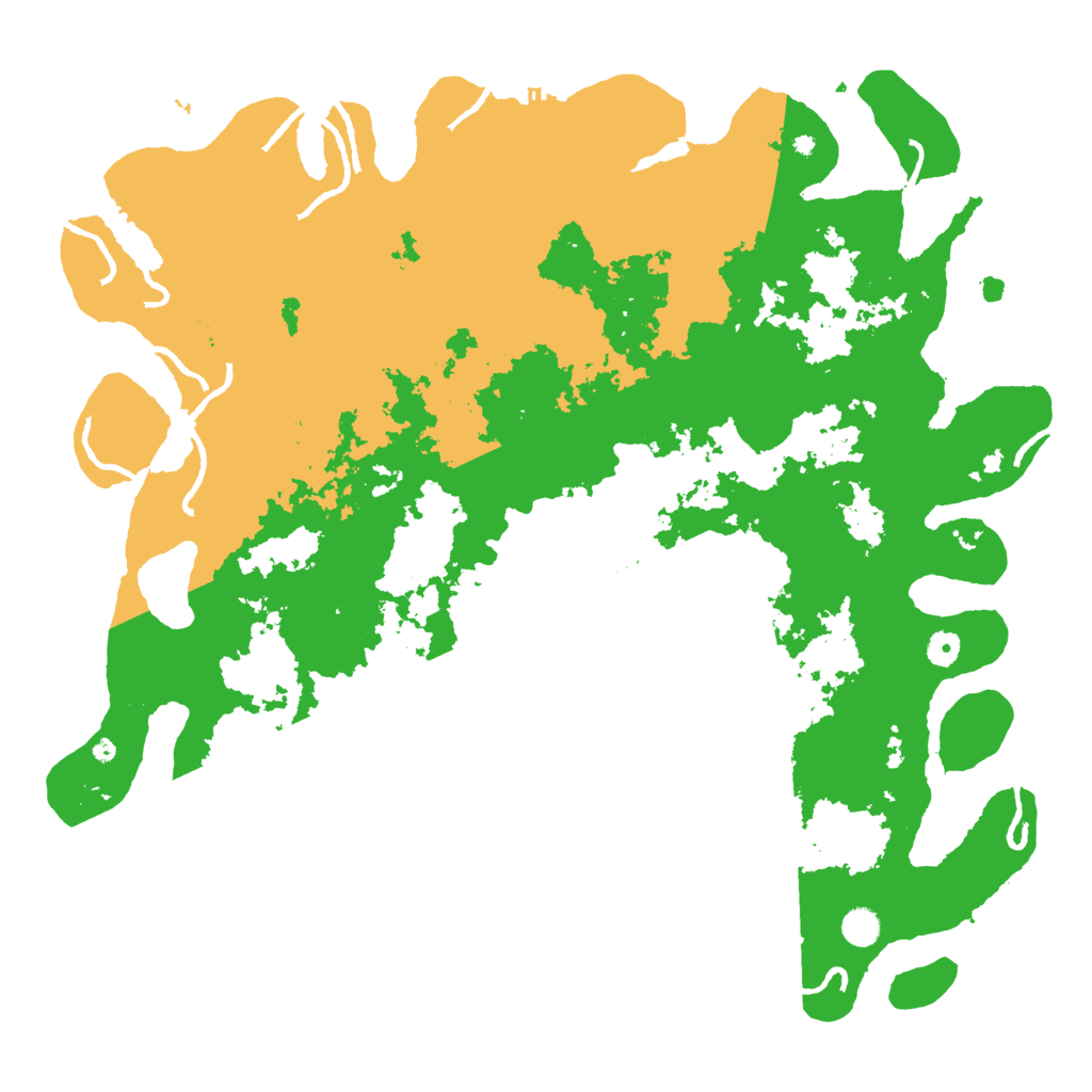 Biome Rust Map: Procedural Map, Size: 5000, Seed: 11061982
