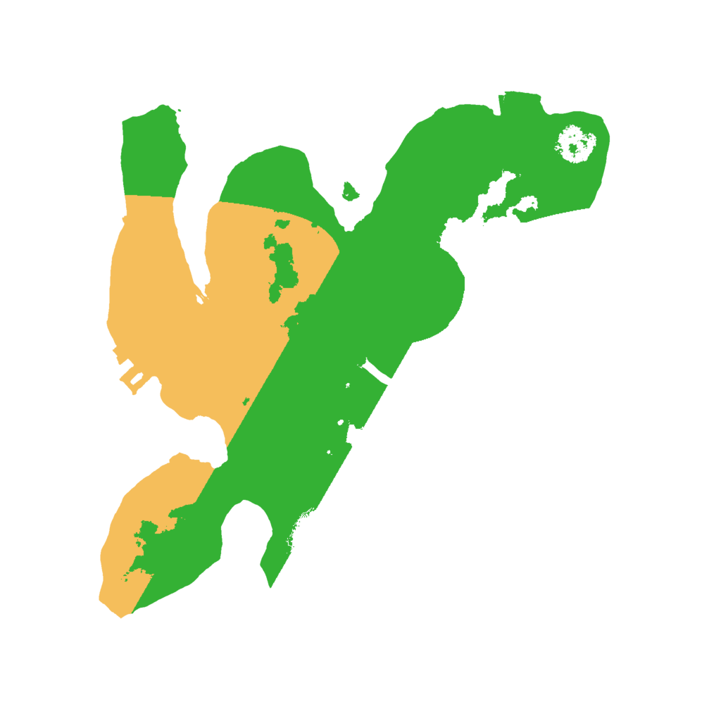 Biome Rust Map: Procedural Map, Size: 2000, Seed: 1839008298