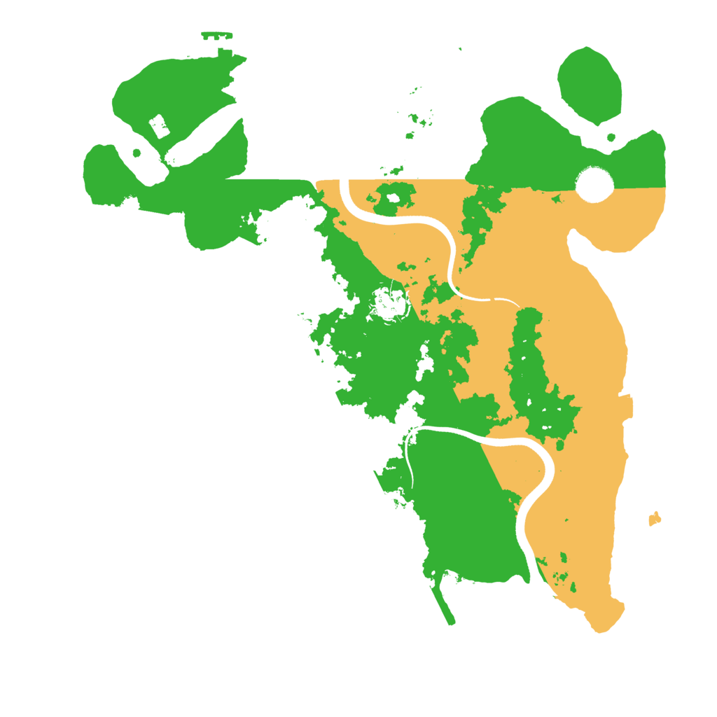 Biome Rust Map: Procedural Map, Size: 3500, Seed: 1554243858