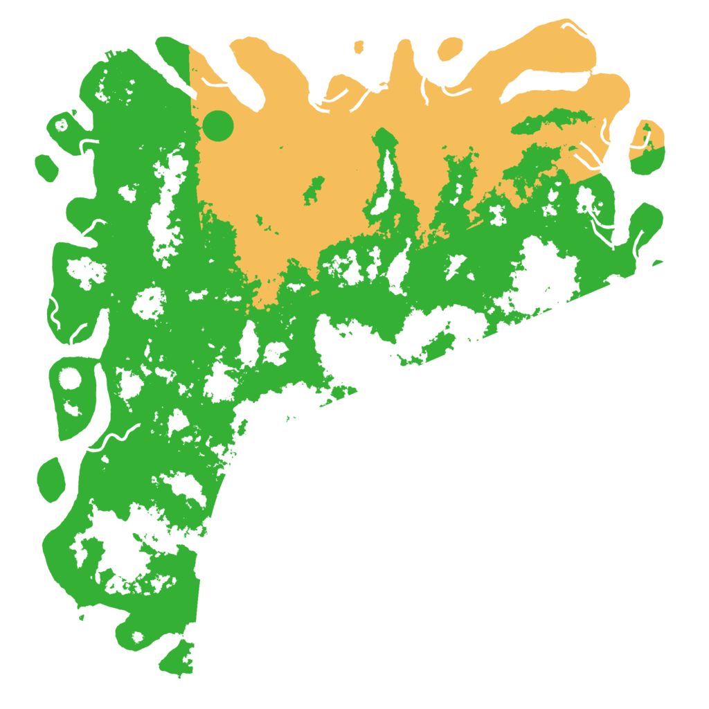 Biome Rust Map: Procedural Map, Size: 6000, Seed: 1123581321