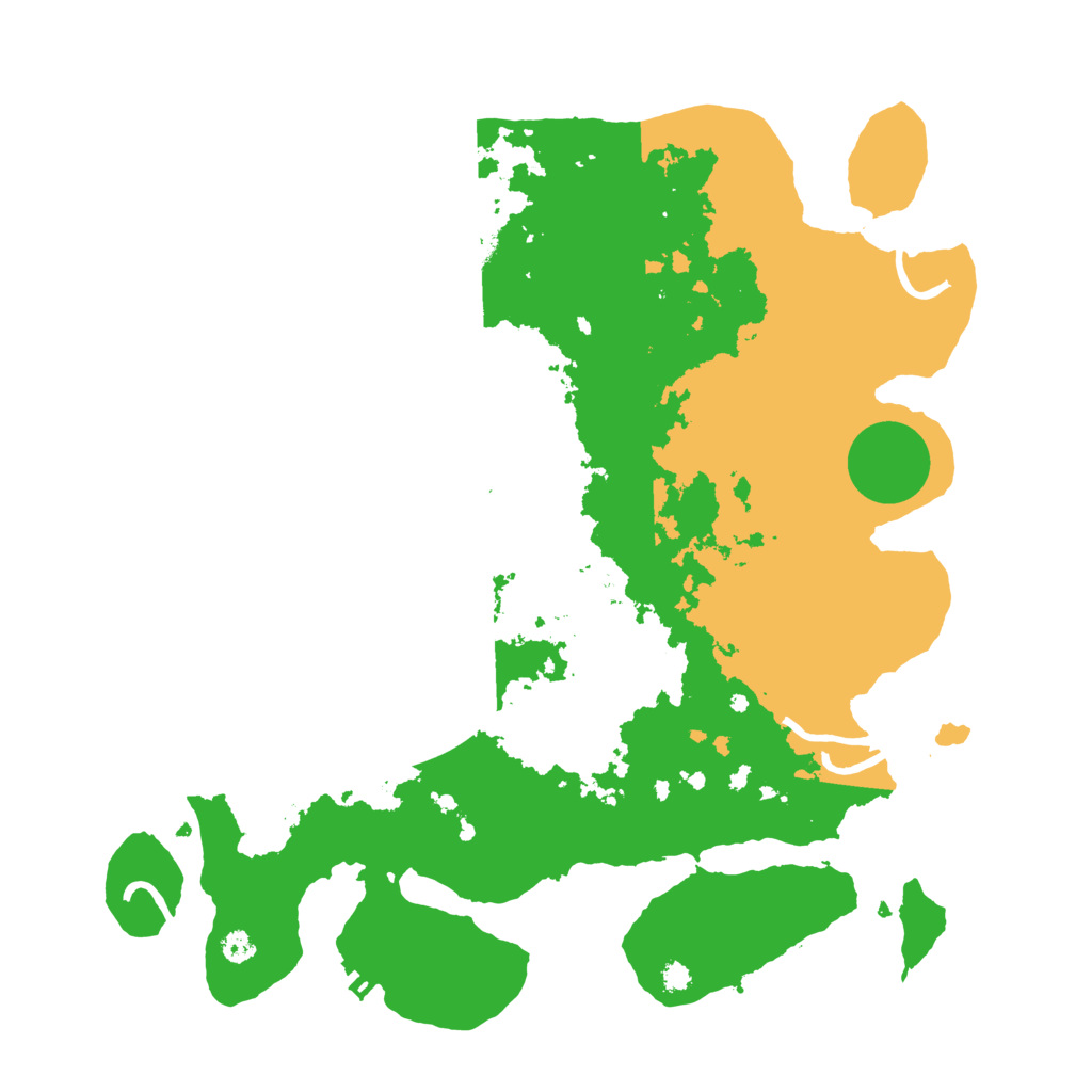 Biome Rust Map: Procedural Map, Size: 3500, Seed: 1591041794